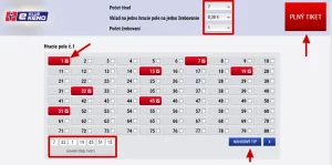 klub keno overenie tiketue